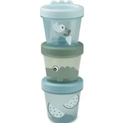 Done By Deer Lot De 3 Pots De Conservation Croco Vert (150 Ml)