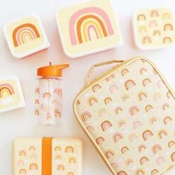 A Little Lovely Company Lot De 4 Boîtes à Goûter Arc-en-ciel -Bébé Rêves Promos Magasin lot de 4 boites a gouter arc en ciel 6