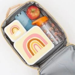 A Little Lovely Company Lot De 4 Boîtes à Goûter Arc-en-ciel -Bébé Rêves Promos Magasin lot de 4 boites a gouter arc en ciel 7