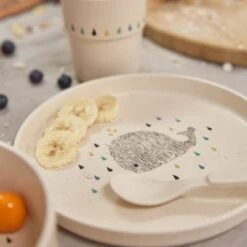 LÄSSIG Lot De 4 Cuillères Baleine Little Water -Bébé Rêves Promos Magasin lot de 4 cuilleres baleine little water 5