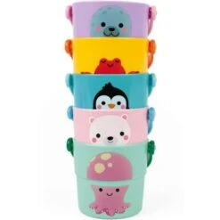Janod Lot De 5 Seaux D'activités Pour Le Bain -Bébé Rêves Promos Magasin lot de 5 seaux d activites pour le bain 4