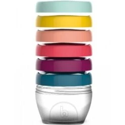 BabyMoov Lot De 6 Babybols Avec Couvercles De Couleurs (250 Ml)