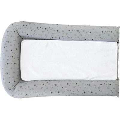 Matelas à Langer + 2 Carrés éponges étoile Gris 3 Matelas à Langer + 2 Carrés éponges étoile Gris – Image 3