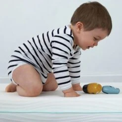 Candide Matelas Lit Bébé Aloé Vera Déhoussable (120 X 60 Cm) -Bébé Rêves Promos Magasin matelas lit bebe aloe vera dehoussable 120 x 60 cm 3