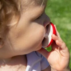 Mini Jouet De Dentition En Latex Spotty Le Champignon Chewy To Go -Bébé Rêves Promos Magasin mini jouet de dentition en latex spotty le champignon chewy to go 3