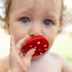 Mini Jouet De Dentition En Latex Spotty Le Champignon Chewy To Go -Bébé Rêves Promos Magasin mini jouet de dentition en latex spotty le champignon chewy to go 4