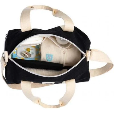 Mini Sac Baluchon Nomade Noir 2 Mini Sac Baluchon Nomade Noir – Image 2