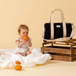 Mini Sac Baluchon Nomade Noir 8 Mini Sac Baluchon Nomade Noir -Bébé Rêves Promos Magasin mini sac baluchon nomade noir 4