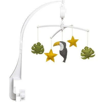 Mobile Musical Toucan Jaune Vert (mélodie Au Choix) 2 Mobile Musical Toucan Jaune Vert (mélodie Au Choix) – Image 2