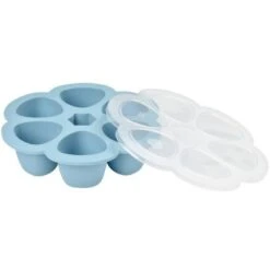 Beaba Moule De Congélation Multi Portions Silicone Bleu (6 X 150 Ml) -Bébé Rêves Promos Magasin moule de congelation multi portions silicone bleu 6 x 150 ml 3