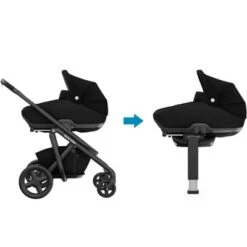 Maxi-Cosi Nacelle Isofix Jade Noire Essential Black -Bébé Rêves Promos Magasin nacelle isofix jade noire essential black 7