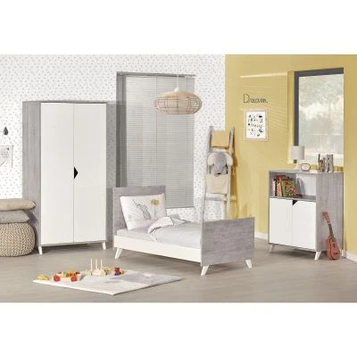Pack Duo Scandi Gris Lit Bébé évolutif Et Commode à Langer 5 Pack Duo Scandi Gris Lit Bébé évolutif Et Commode à Langer – Image 5