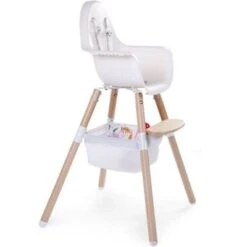 Childhome Panier De Rangement Pour Chaise Haute Evolu Blanc -Bébé Rêves Promos Magasin panier de rangement pour chaise haute evolu blanc 3