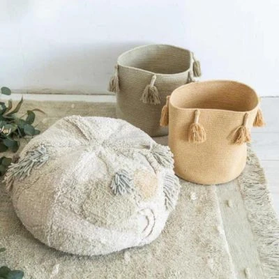 Lorena Canals Panier De Rangement Woody Olive (30 X 30 Cm) 6 Lorena Canals Panier De Rangement Woody Olive (30 X 30 Cm) – Image 6