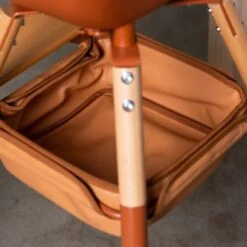 Childhome Panier Effet Cuir Nude Pour Chaise Haute Evolu -Bébé Rêves Promos Magasin panier effet cuir nude pour chaise haute evolu 3