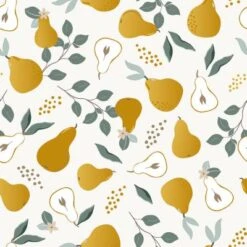 Papier Peint Poires Pretty Pears (50 Cm X 10 M)