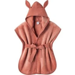 Peignoir En éponge De Bambou Marsala (2-4 Ans)