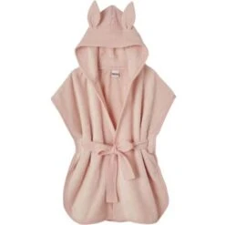 Peignoir En éponge De Bambou Rose Blush (2-4 Ans)