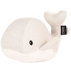 FLOW Peluche Bruit Blanc Baleine Moby Grise (21 Cm) -Bébé Rêves Promos Magasin peluche bruit blanc baleine moby grise 21 cm 3