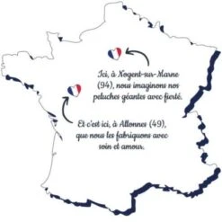 Peluche Géante Gaston L'ours Beige (120 Cm) -Bébé Rêves Promos Magasin peluche geante gaston l ours beige 120 cm 6