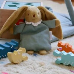 Trousselier Peluche Lapin Nid D'ange Vert Céladon (20 Cm) -Bébé Rêves Promos Magasin peluche lapin nid d ange vert celadon 20 cm 7