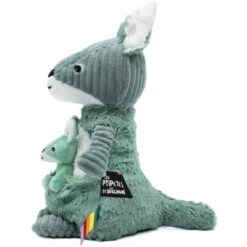 Peluche Les Ptipotos Kangourou Vert (33 Cm) -Bébé Rêves Promos Magasin peluche les ptipotos kangourou vert 33 cm 4