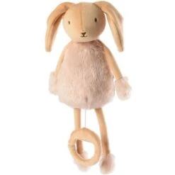 Peluche Musicale Les Doux Bidous Valentin Le Lapin (28 Cm)