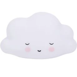 A Little Lovely Company Petite Veilleuse Nuage Blanc Endormi (16 Cm)