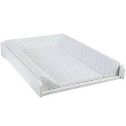 Plan à Langer Pour Commode Blanc Matelas Pois Beige