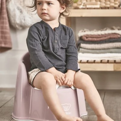 BabyBjörn Pot Bébé Fauteuil Rose Et Blanc 2 BabyBjörn Pot Bébé Fauteuil Rose Et Blanc – Image 2