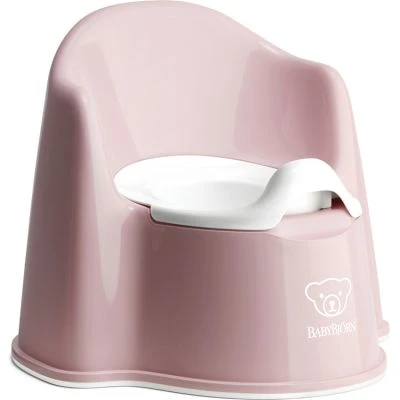 BabyBjörn Pot Bébé Fauteuil Rose Et Blanc 1 BabyBjörn Pot Bébé Fauteuil Rose Et Blanc