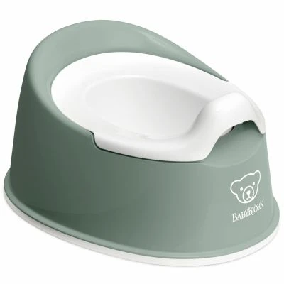 BabyBjörn Pot Bébé Smart Vert Profond Et Blanc 1 BabyBjörn Pot Bébé Smart Vert Profond Et Blanc