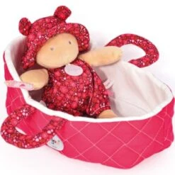 Poupée Souple Maëlle Dans Son Couffin (20 Cm)