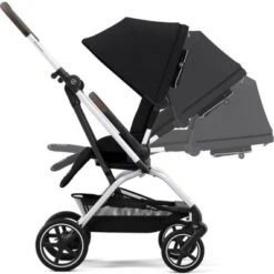 CYBEX Poussette Eezy S Twist +2 Moon Black (Gold) -Bébé Rêves Promos Magasin poussette eezy s twist 2 moon black gold 4