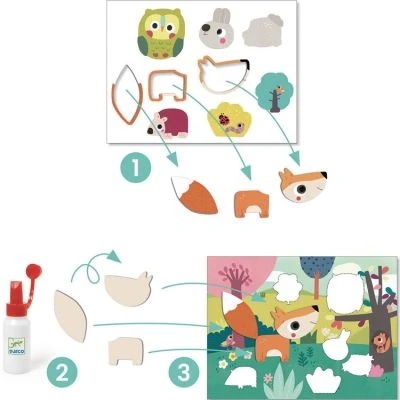 Djeco Premiers Collages 2 Djeco Premiers Collages – Image 2