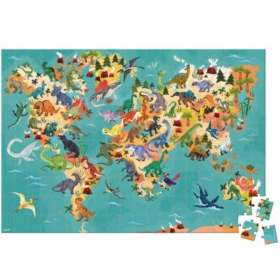 Janod Puzzle éducatif Géant Les Dinosaures (200 Pièces) 1 Janod Puzzle éducatif Géant Les Dinosaures (200 Pièces)