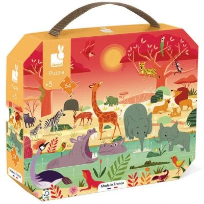 Janod Puzzle La Réserve Animalière (54 Pièces) 2 Janod Puzzle La Réserve Animalière (54 Pièces) – Image 2