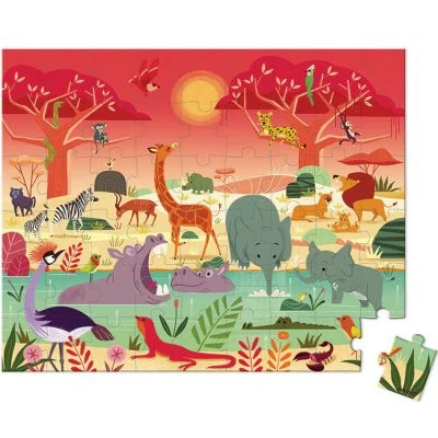 Janod Puzzle La Réserve Animalière (54 Pièces) 1 Janod Puzzle La Réserve Animalière (54 Pièces)
