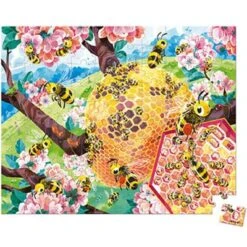 Janod Puzzle La Vie Des Abeilles WWF (100 Pièces)