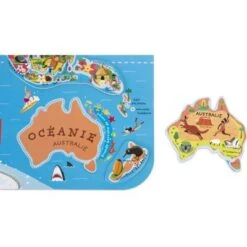 Janod Puzzle Mural Magnétique Le Monde -Bébé Rêves Promos Magasin puzzle mural magnetique le monde 4
