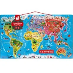 Janod Puzzle Mural Magnétique Le Monde -Bébé Rêves Promos Magasin puzzle mural magnetique le monde 6