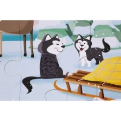 Janod Puzzle Tactile La Vie Sur La Banquise (20 Pièces) -Bébé Rêves Promos Magasin puzzle tactile la vie sur la banquise 20 pieces 4