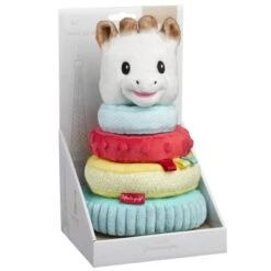 Sophie La Girafe Pyramide En Tissu Sweet Pyramid -Bébé Rêves Promos Magasin pyramide en tissu sweet pyramid 4