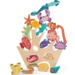 Tender Leaf Récif De Corail En Bois à Empiler -Bébé Rêves Promos Magasin recif de corail en bois a empiler 3