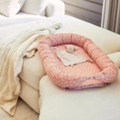 Jollein Réducteur De Lit Babynest Meadow Rosewood -Bébé Rêves Promos Magasin reducteur de lit babynest meadow rosewood 7