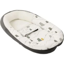 BabyMoov Réducteur De Lit En Coton Bio Cocoon Doomoo Ours Gris