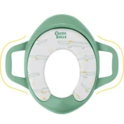 Badabulle Réducteur De Toilette Rembourré Avec Poignées -Bébé Rêves Promos Magasin reducteur de toilette rembourre avec poignees 3