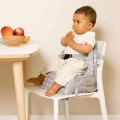 Réhausseur Nomade Travel Up White Stars -Bébé Rêves Promos Magasin rehausseur nomade travel up white stars 6