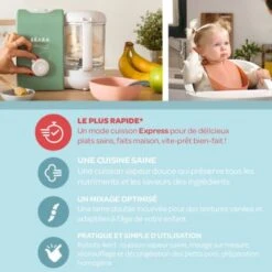 Beaba Robot Cuiseur Babycook Express Vert Sauge 15 Beaba Robot Cuiseur Babycook Express Vert Sauge -Bébé Rêves Promos Magasin robot cuiseur babycook express vert sauge 8