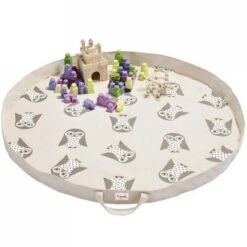 3 Sprouts Sac à Jouets 2 En 1 Chouette (111 Cm) -Bébé Rêves Promos Magasin sac a jouets 2 en 1 chouette 111 cm 4